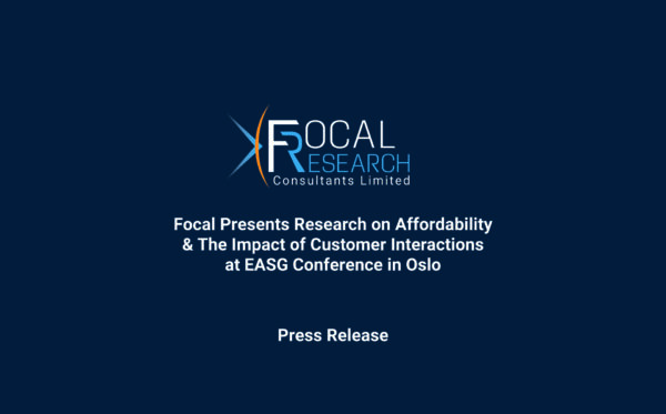 Focal Presents Research on Affordability & The Impact of Customer Interactions at EASG Conference in Oslo