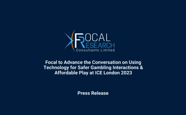 Focal Research Consultants ALeRT to Advance the Conversation on Using Technology for Safer Gambling Interactions & Affordable Play at ICE London 2023