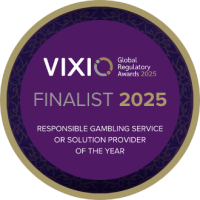 Focal Research award badge – industry recognition for safer gambling excellence