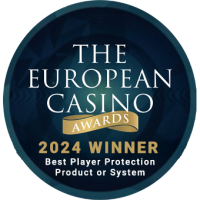 European Casino Awards 2024 Winner badge — Focal Research Best Player Protection Product or System
